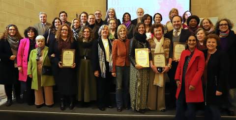 El talento femenino y la igualdad protagonizan el acto institucional del 8M en los Claustros de Santo Domingo