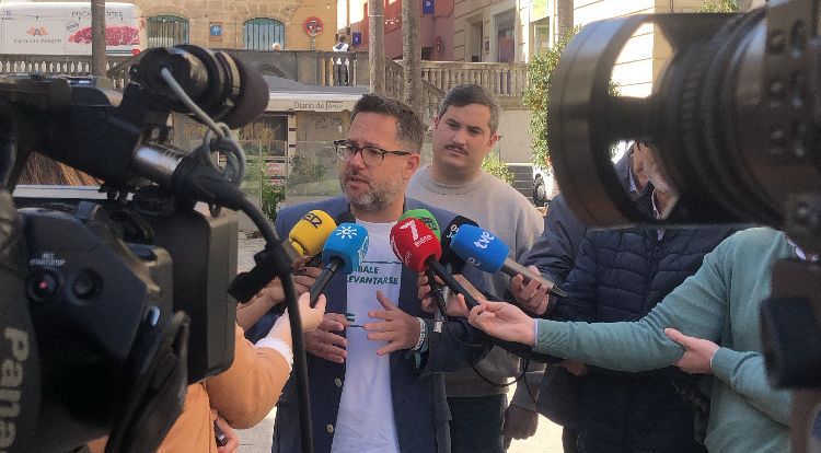 Jos&eacute; Ignacio Garc&iacute;a en rueda de prensa en Jerez