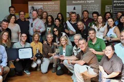 El Zoobot&aacute;nico de Jerez celebra el "hito hist&oacute;rico" del Premio Fundaci&oacute;n BBVA al Proyecto Eremita