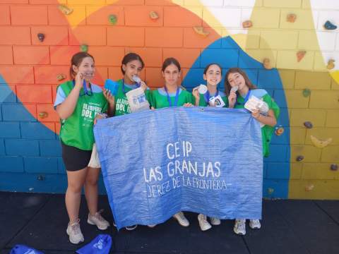 El CEIP Las Granjas de Jerez se alza con la medalla de plata en la final nacional de las Olimpiadas del Mar