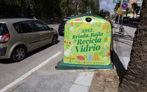 El reciclaje de vidrio se refuerza en la Feria con un servicio de recogida "puerta a puerta"