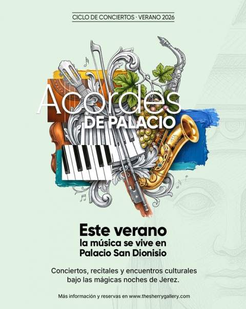 El Palacio San Dionisio de Jerez abre sus puertas este verano al ciclo musical &iacute;ntimo &lsquo;Acordes de Palacio&rsquo;