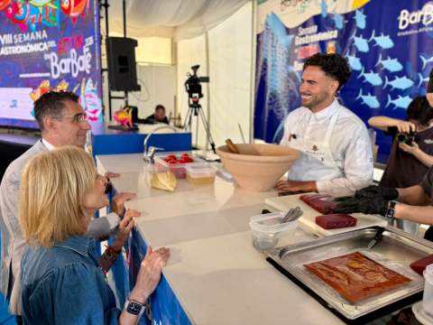 Alianza entre el mar y la vi&ntilde;a: el at&uacute;n de Barbate y el vino de Jerez se fusionan en la XVIII Semana Gastron&oacute;mica