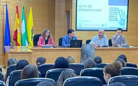 Presentada en Jerez una gu&iacute;a pionera para desmontar los mitos sobre la trata de personas