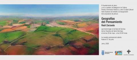 El pintor jerezano Ra&uacute;l Zarzuela inaugura su exposici&oacute;n &lsquo;Geograf&iacute;as del Pensamiento&rsquo; en los Claustros de Santo Domingo