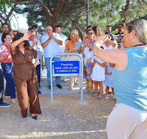 La Plazuela ya cuenta con una plaza dedicada al cantaor Manuel Carpio 'El Garbanzo'