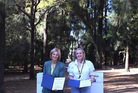 El Parque de Santa Teresa se convertir&aacute; en un gran "sumidero de carbono" gracias a un convenio con Cruz Roja