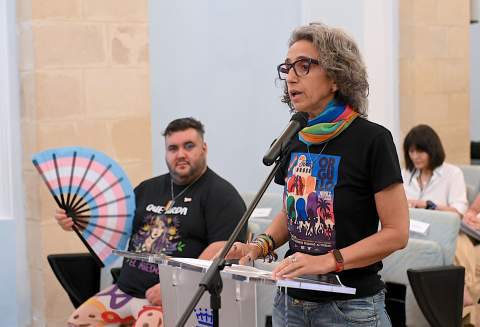 JereLesGay conmemora en el Pleno 25 a&ntilde;os de activismo y de la primera izada de la bandera LGTBIQAP+ en Jerez