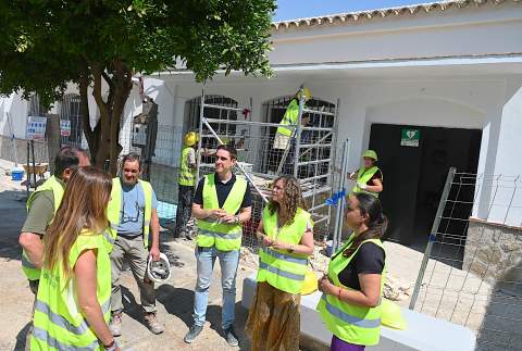 Majarromaque avanza en la modernizaci&oacute;n de su Centro Social con el programa PFEA 2025