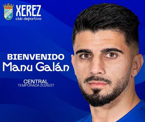 El Xerez CD refuerza su defensa con el fichaje de Manu Gal&aacute;n