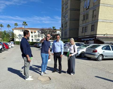 El PSOE exige el asfaltado urgente de la bolsa de aparcamiento de la calle Cristo de la Clemencia en San Benito