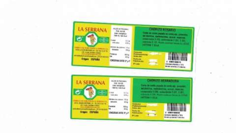 Alerta alimentaria por presencia de Salmonella en chorizo de la marca &lsquo;La Serrana&rsquo;