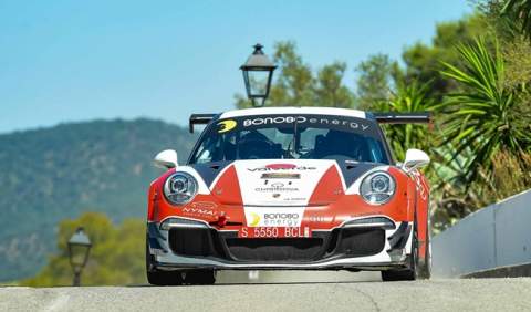 Alberto Valverde y su Porsche 911 conquistan un dur&iacute;simo XIII Rally Ciudad de Jerez marcado por el calor extremo