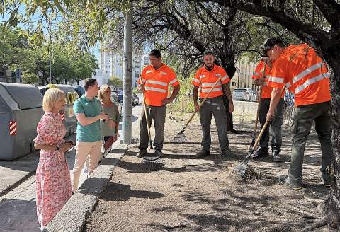Las Vi&ntilde;as se beneficia de un plan municipal de choque para mejorar sus infraestructuras y zonas verdes
