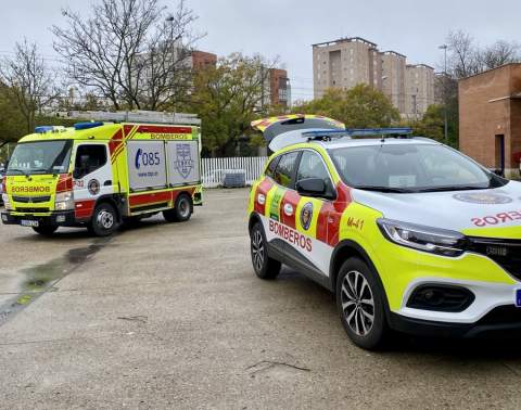 Bomberos del parque de Jerez parten hacia &Aacute;vila para combatir el mayor incendio de la historia de Espa&ntilde;a