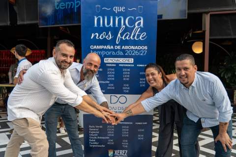#QueNuncaNosFalte: El Xerez CD presenta su campa&ntilde;a de abonos para la temporada 2026/27