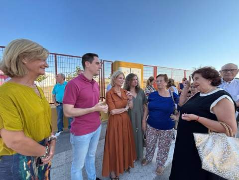 Inicio de las obras para consolidar de forma definitiva la glorieta Mar&iacute;a Guti&eacute;rrez Rey en San Jos&eacute; Obrero