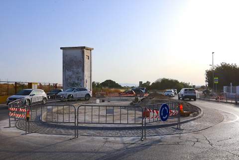 Avanzan a buen ritmo las obras para consolidar la glorieta definitiva Mar&iacute;a Guti&eacute;rrez Rey en San Jos&eacute; Obrero