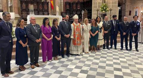 El nuevo Consejo Local de Hermandades y Cofrad&iacute;as de Jerez toma posesi&oacute;n en la Catedral