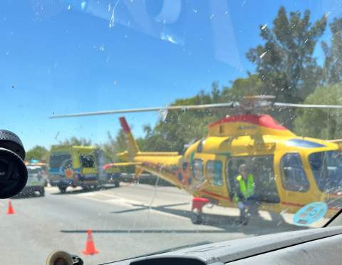 Accidente mortal en la Jerez-Sanl&uacute;car: un fallecido en una salida de v&iacute;a en la A-480