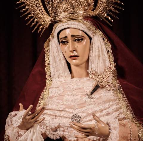 La Virgen de la O vuelve a estar expuesta al culto en los Capuchinos