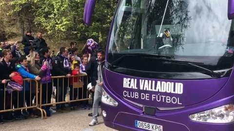 Un menor cruza el Estrecho oculto en el autob&uacute;s del Real Valladolid y es localizado en Jerez