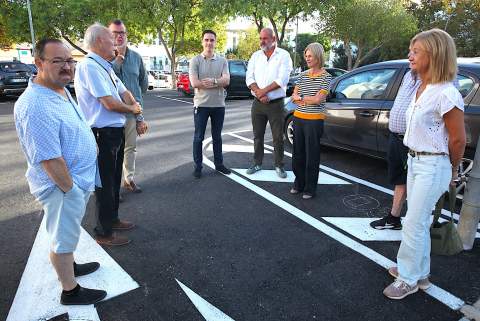 La Granja estrena un aparcamiento con alrededor de 50 plazas junto al centro de salud