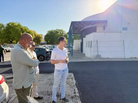 El aparcamiento de La Granja entra en su fase final y estar&aacute; listo, seg&uacute;n el Ayuntamiento, en un mes