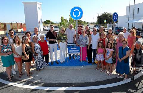 San Jos&eacute; Obrero estrena la remodelada glorieta Mar&iacute;a Guti&eacute;rrez Rey para mejorar el tr&aacute;fico y la seguridad vial