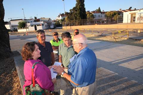 Las obras del nuevo aparcamiento de la Hijuela de la Marquesa avanzan con la vista puesta en noviembre