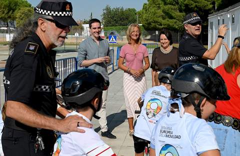 Un centenar de escolares inicia la Semana Europea de la Movilidad con formaci&oacute;n en seguridad vial