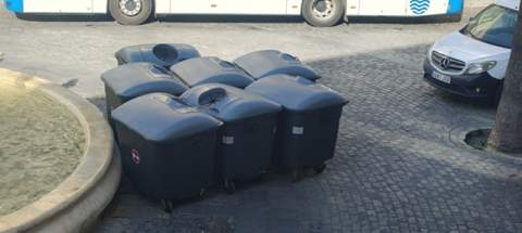 El centro de Jerez renovar&aacute; sus contenedores de basura con 260 unidades de mayor capacidad