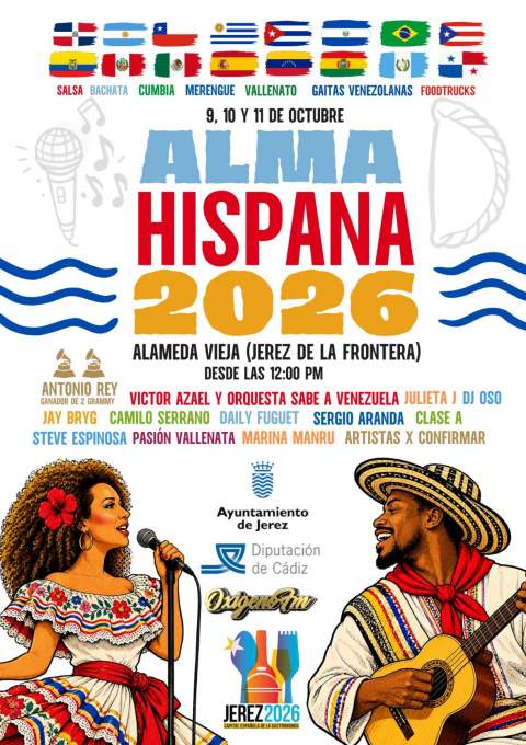 Alma Hispana llena la Alameda Vieja de m&uacute;sica, cultura y sabores latinoamericanos