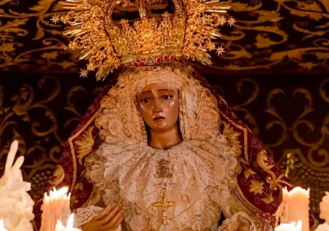 La cuadrilla de costaleros de la Virgen del Valle inicia los actos de su 50.&ordm; aniversario